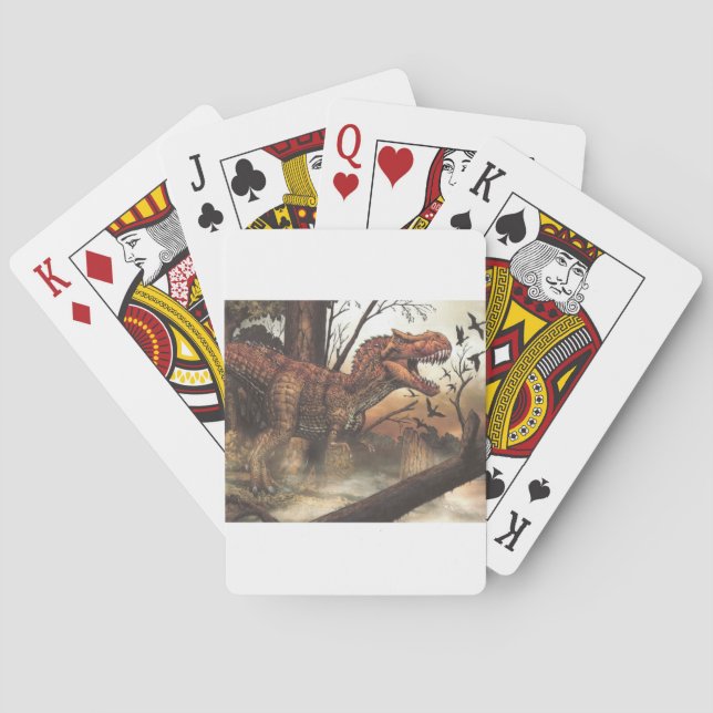 Jeu De Cartes Jurassic Journey : Dinosaure dans son habitat natu (dos)