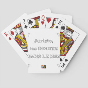 Jeu De Cartes Juriste, les DROITS DANS LE NEZ - Jeux de Mots