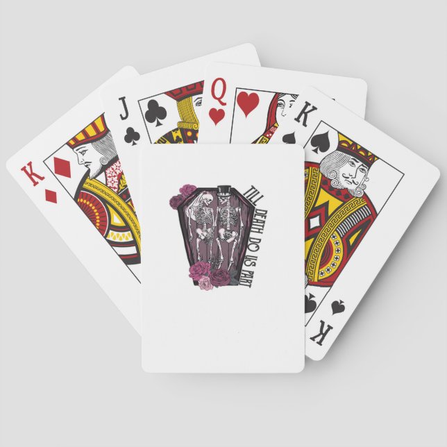 Jeu De Cartes Jusqu'À Ce Que La Mort Nous Part, Idée Costume (dos)