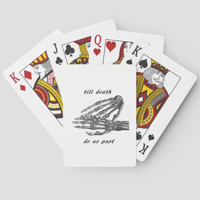 Jeu De Cartes Jusqu'à la mort Faisons-nous partie Skeleton Hands (dos)