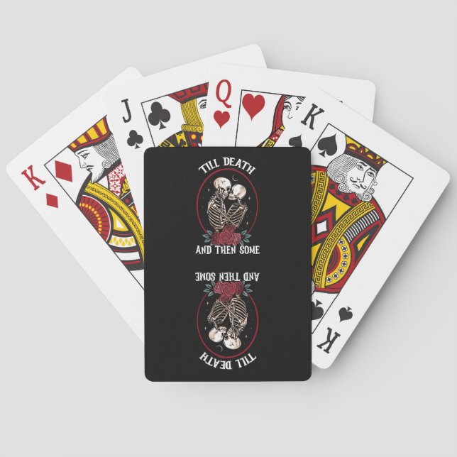 Jeu De Cartes 'Jusqu'à la mort Jouer des cartes (dos)