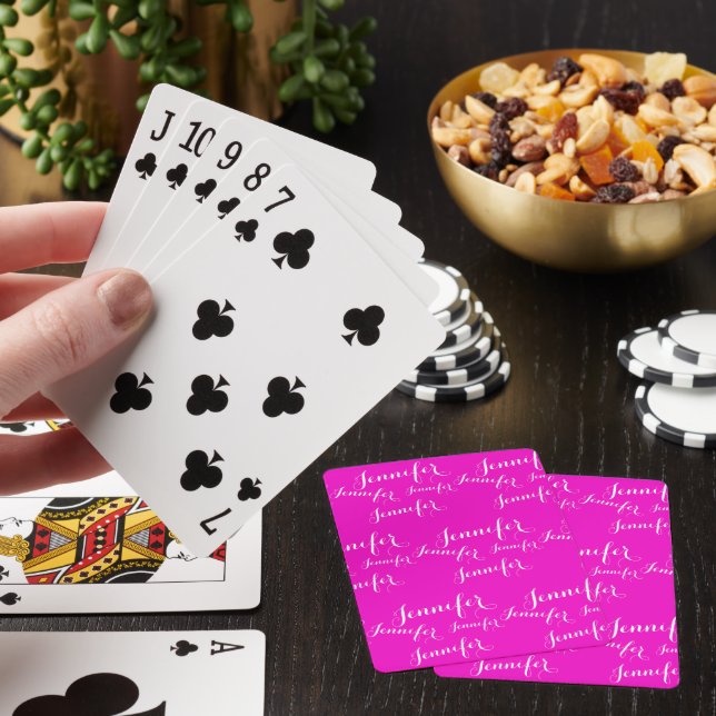 Jeu De Cartes Juste rose et ton nom (In Situ)
