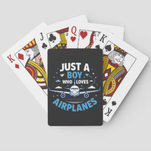 Jeu De Cartes Juste un garçon qui aime les avions