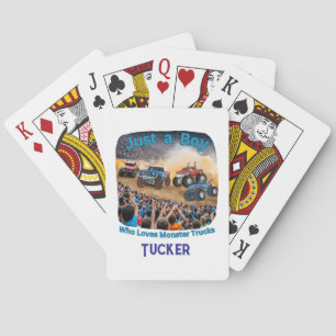 Jeu De Cartes Juste un garçon qui aime les camionnettes Monster