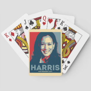 Jeu De Cartes Kamala Harris pour le président 2024 - Hope