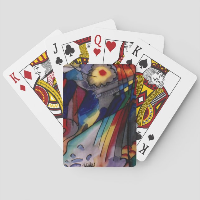 Jeu De Cartes Kandinsky 1913 Peinture Abstraite (dos)