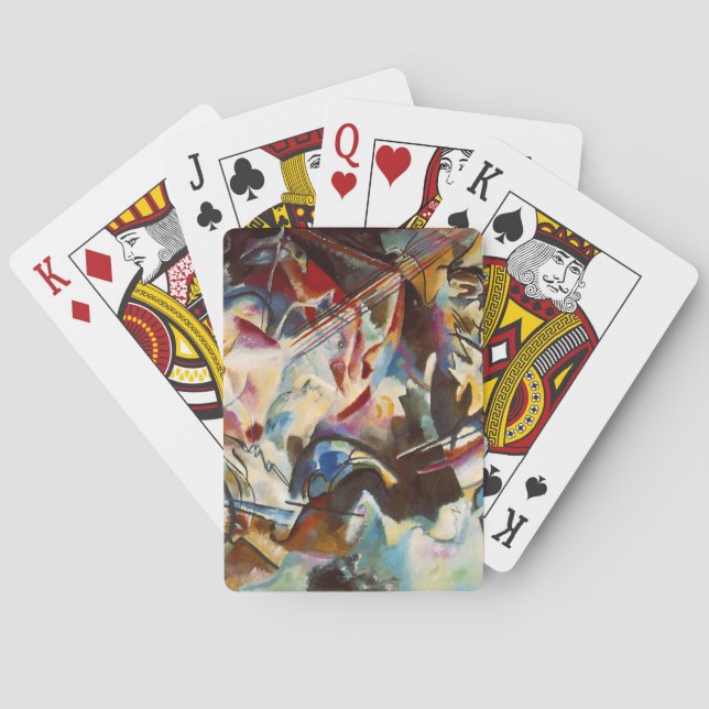 Jeu De Cartes Kandinsky Composition VI Peinture Abstraite (dos)