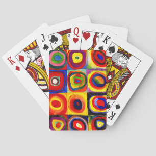 Jeu De Cartes Kandinsky Farbstudie Cercles Carré Quadrate Art
