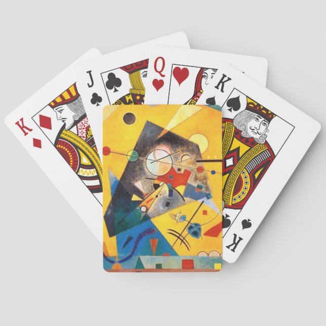 Jeu De Cartes Kandinsky Harmonie calme Art Abstrait (dos)
