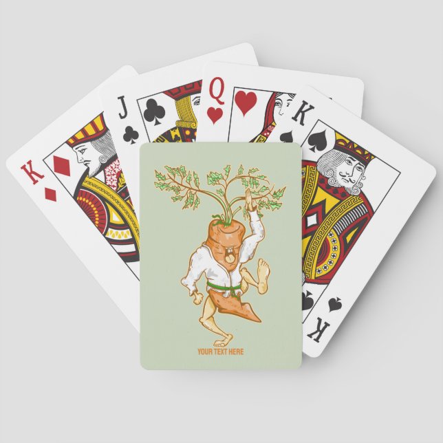 Jeu De Cartes Karate carrot arts martiaux (dos)