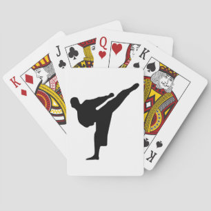 Jeu De Cartes Karate Silhouette