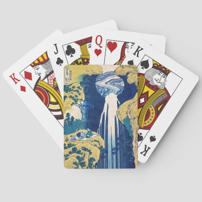 Jeu De Cartes Katsushika Hokusai - Chutes Amida (dos)