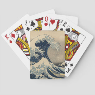 Jeu De Cartes Katsushika Hokusai. La Grande Vague au large de Ka