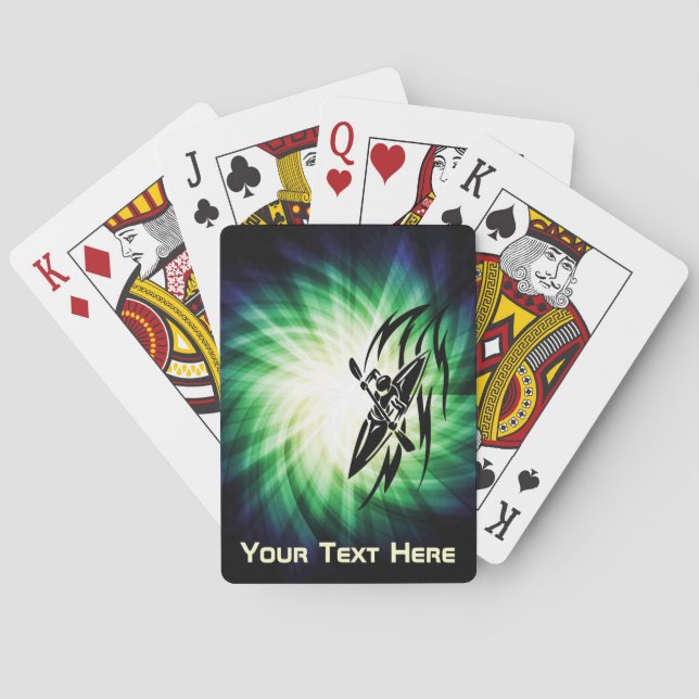 Jeu De Cartes Kayaking frais (dos)