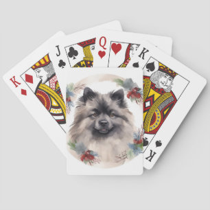 Jeu De Cartes Keeshony Christmas Wreath Festive Pup