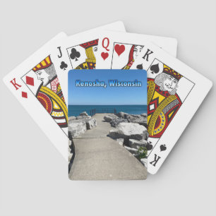 Jeu De Cartes Kenosha, Wisconsin, sur le lac Michigan