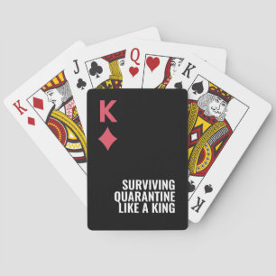 Jeu De Cartes King Minimal Bold Surviving Quarantine Games