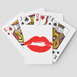 Jeu De Cartes Kiss Lips Red Lipstick Losion Passion Valentine
