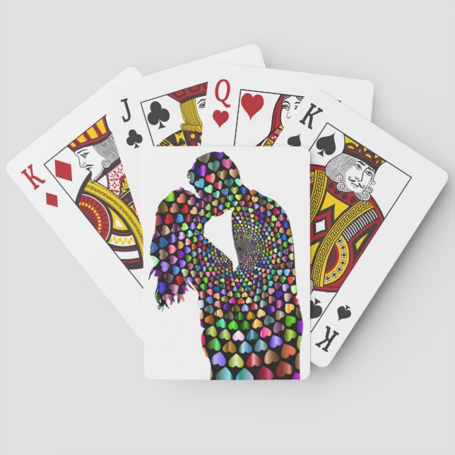 JEU DE CARTES KISSING COUPLE (dos)