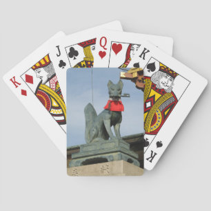 Jeu De Cartes Kitsune キ ツ ネ (Fox) avec clé dans la bouche