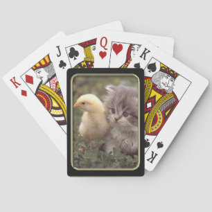 Jeu De Cartes Kitten et cankling Photo Art Jouer des cartes