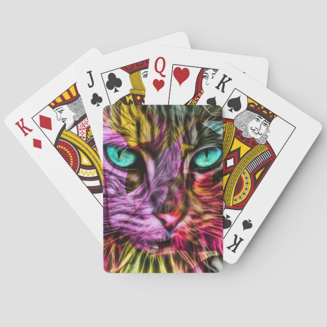Jeu De Cartes Kitty Chat Kitten Design artistique (dos)