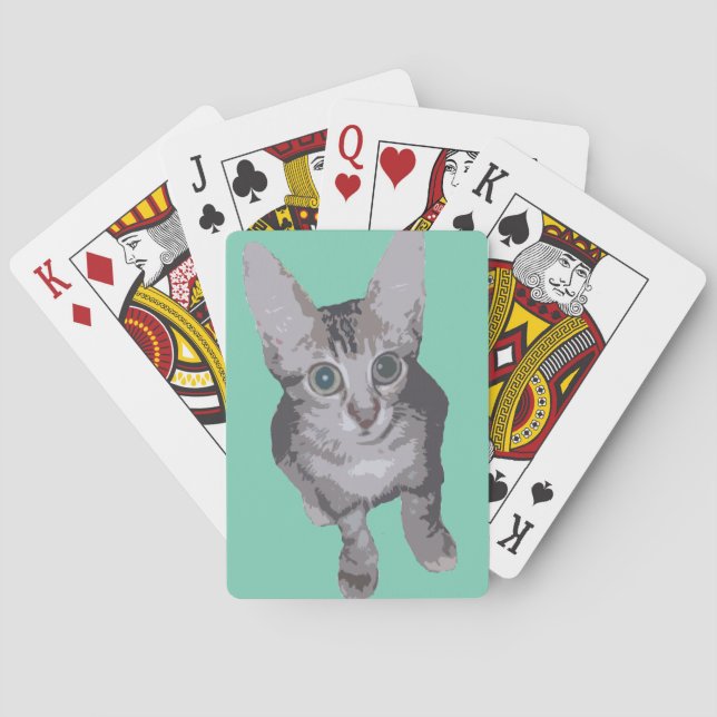 Jeu De Cartes Kitty observé large (dos)