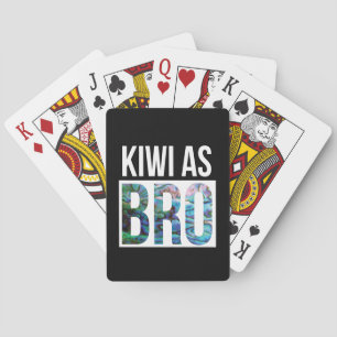 JEU DE CARTES KIWI DE NOUVELLE-ZÉLANDE COMME FRÈRE