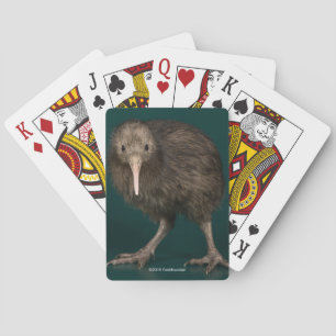 Jeu De Cartes Kiwi du nord de brun d'île