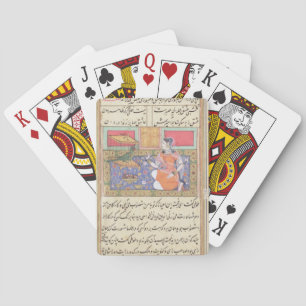 Jeu De Cartes Kjujista, l'épouse du négociant, parlant à un