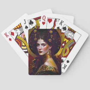 Jeu De Cartes Klimt Inspiré Reine Déesse Jouer Cartes