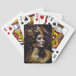 Jeu De Cartes Klimt Inspiré Reine Déesse Jouer Cartes