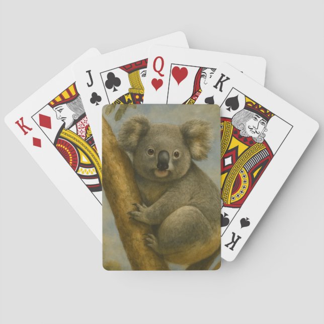 Jeu De Cartes Koala à la lumière calme (dos)