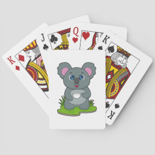 Jeu De Cartes Koala avec tasse de café