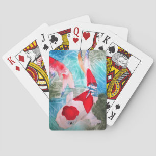 Jeu De Cartes Kohaku Koi 2 Poissons japonais