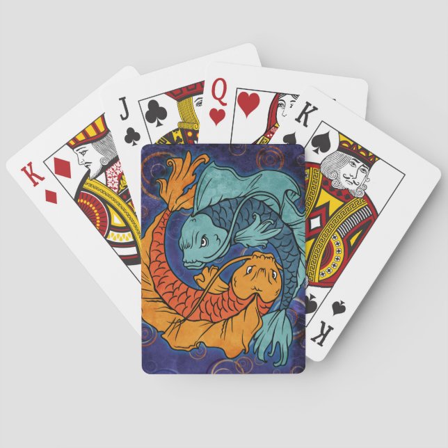 Jeu De Cartes Koi Fish (dos)