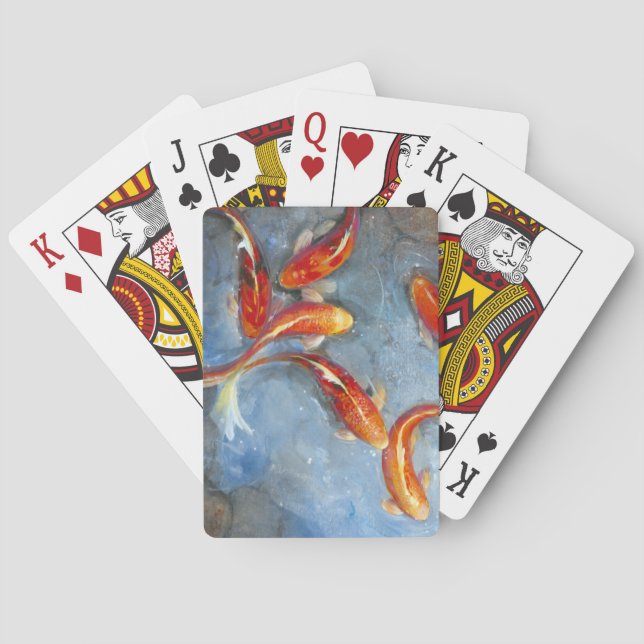 Jeu De Cartes Koi gracieux II (dos)
