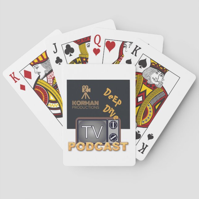 Jeu De Cartes Korman Productions Deep Dive TV Podcast (dos)