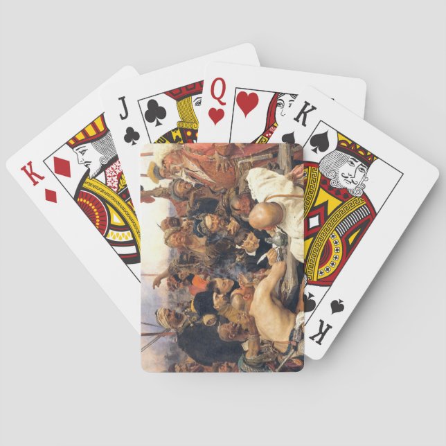 Jeu De Cartes Kozaky/Cosaques ukrainiens par Repin Jouer des car (dos)