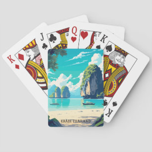 Jeu De Cartes Krabi Thaïlande Beach Paradise Travel