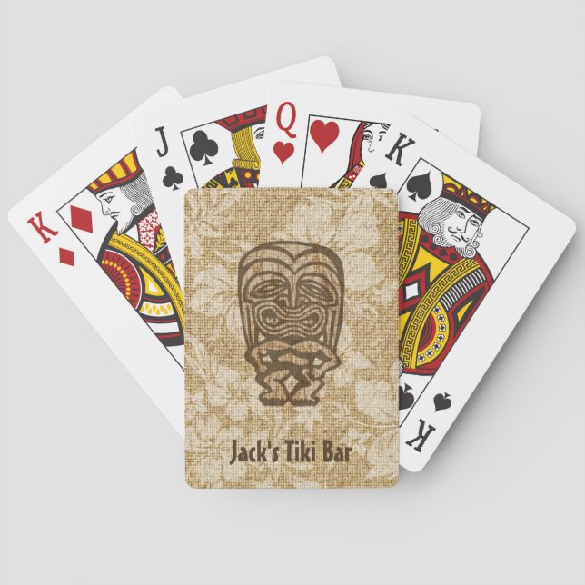 Jeu De Cartes Ku-Tiki Hawaiian Tiki Bar Playing Cards (dos)