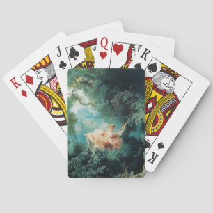 Jeu De Cartes LA BALANÇOIRE ,vert rose