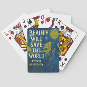 Jeu De Cartes La beauté sauvera le monde Dostoïevski citation, G