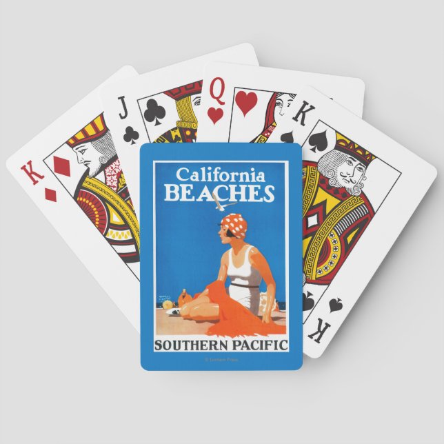 Jeu De Cartes La Californie échoue l'affiche promotionnelle (dos)