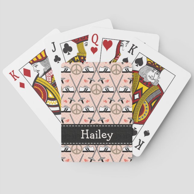 Jeu De Cartes La clôture de l'amour pour la paix (dos)