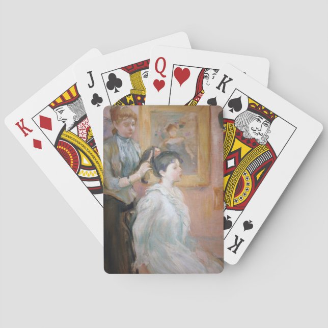 Jeu De Cartes La coiffeuse (par Berthe Morisot) (dos)