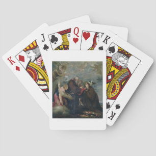 Jeu De Cartes La communion de sainte Rose de Viterbe (La Vierge)