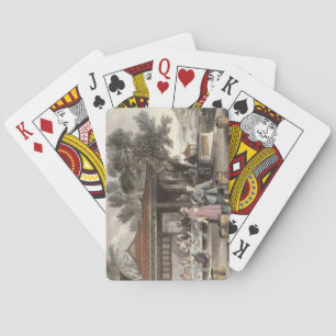 Jeu De Cartes La culture et la préparation du thé, de 'Chine