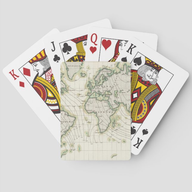 Jeu De Cartes La déclinaison magnétique du monde (dos)