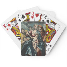 La famille sainte avec Mary Magdalen El Greco